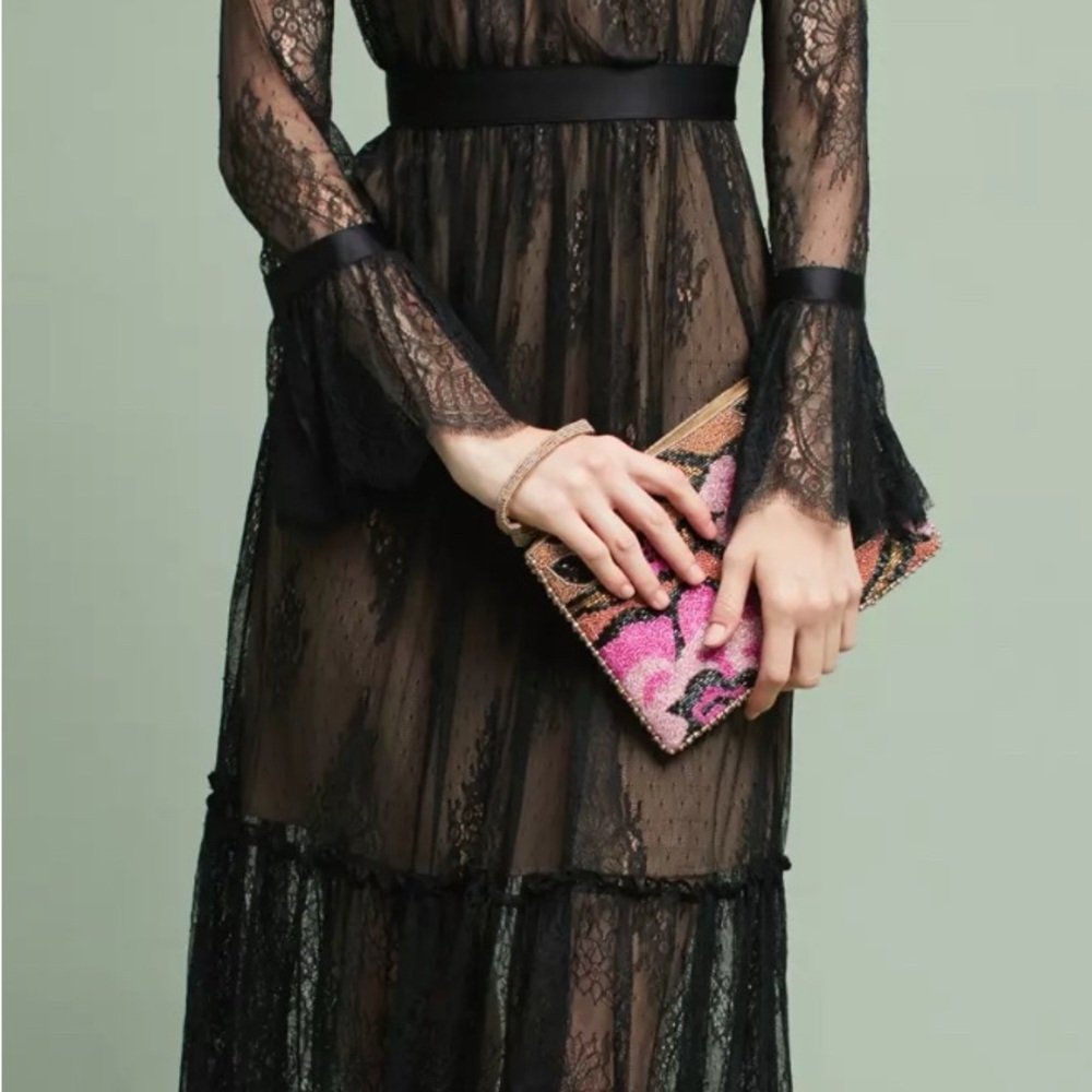 Shoshanna Lace Midi Dress